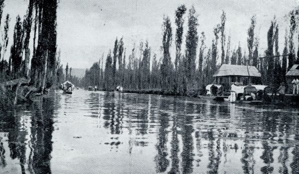 Mexico, 1932, Xochimilco, DE DRIJVENDE TUINEN VAN XOCHIMILCO