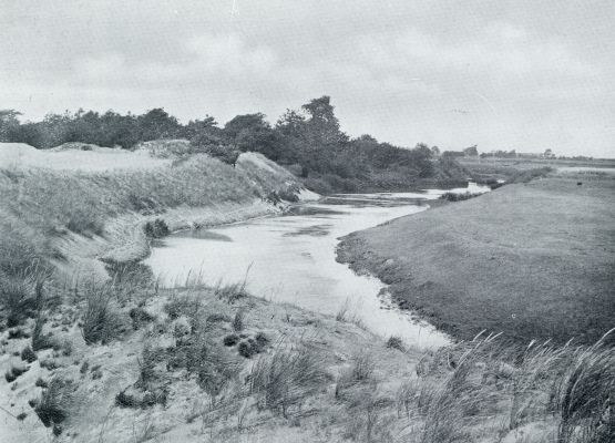 TUSSCHEN REGGE EN VECHT. STUIFZAND VLAK NAAST HET VOCHTIGE LAND