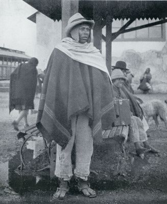 Bolivia, 1932, Onbekend, IN HET HOOGE BOLIVIA. EEN INDIAAN UIT HET HOOGLAND