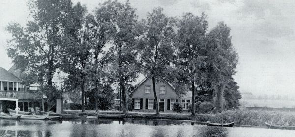 Zuid-Holland, 1932, Rijsoord, IN EN OM RIDDERKERK. OUDE WAAL BIJ RIJS00RD