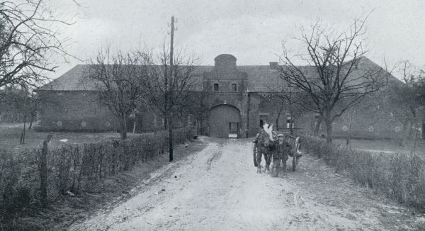 Limburg, 1932, Etzenrade, LIMBURGSCHE BOERDERIJEN.(KASTEELHOEVE TE ETSENRADE BIJ JABEEK