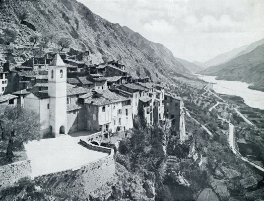 Frankrijk, 1932, Tout-sur-Var, TOUT-DE-BEUIL TEGEN DE HELLING VAN DE VALLE DU VAD