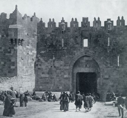 Isral, 1932, Jeruzalem, DE DAMASCUSPOORT TE JERUZALEM