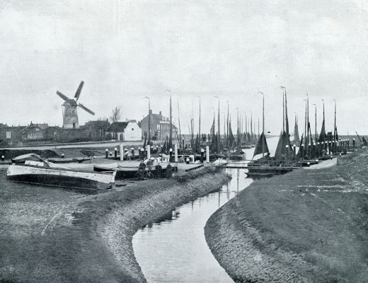 Zuid-Holland, 1932, Stellendam, DE HAVEN VAN STELLENDAM