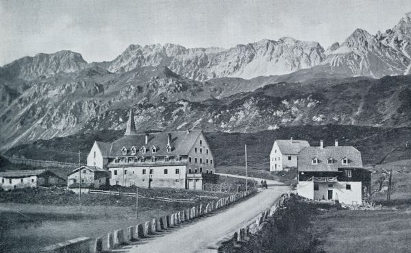 Oostenrijk, 1933, Onbekend, HET HOSPIZ ST. CHRISTOPH BIJ DEN ARLBERGPAS