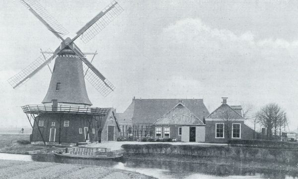 AKKERLAND, EEN ROGGEMOLEN EN EEN BOUWBOERDERIJ TE VROUWBUURT (OFFICIEEL: LIEVE VROUWENPAROCHIE), EEN DER DRIE GROOTE BILDT-DORPEN. ALLES LIGT NATUURLIJK AAN T WATER, DE VERKEERSWEG BIJ UITSTEK