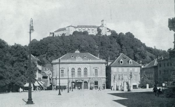 Sloveni, 1933, Ljubljana, VAN HET LAND DER SLOVENEN. DE SLOTBERG TE LJUBLJANA (LAIBACH)