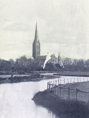 Engeland, 1933, Salisbury, DE KATHEDRAAL VAN SALISBURY