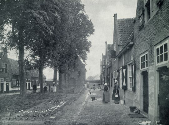 Zuid-Holland, 1933, Naaldwijk, HET HOFJE OF OUDEMANNENHUIS TE NAALDWIJK