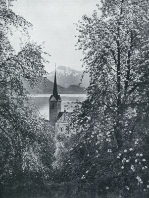 Zwitserland, 1933, Onbekend, LENTE AAN HET VIERWALDSTTTERMEER