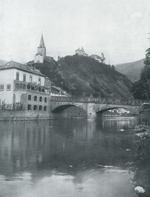 Luxemburg, 1933, Vianden, VIANDEN MET ZIJN BEROEMDE RUNE