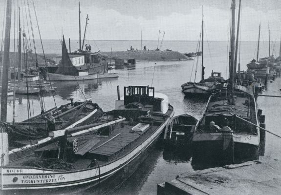 Groningen, 1933, Termunterzijl, DE ZUIDELIJKE EEMSHAVEN: TERMUNTERZIJL