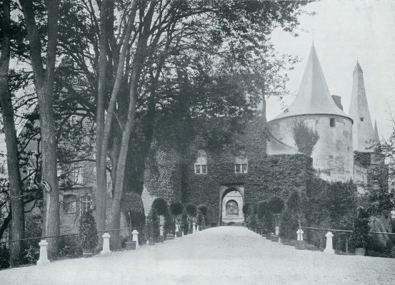 Limburg, 1933, Horn, INGANG VAN HET KASTEEL HORN