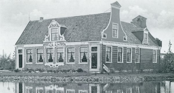 Noord-Holland, 1933, Koog aan de Zaan, LANGS DE ZAAN. HET MOLENMUSEUM TE KOOG- ZAANDIJK