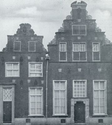 Gelderland, 1933, Doesburg, GEVELS AAN DE KOEPOORTSTRAAT TE DOESBURG