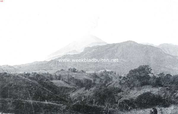 Indonesi, 1934, Onbekend, Javaansche vulkaantypen. De Smeroe, van den Ider-Ider af gezien