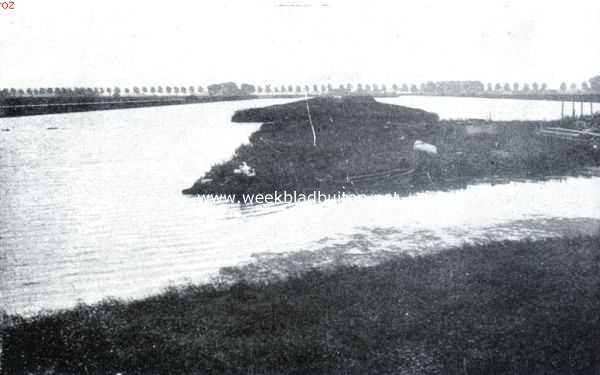 Noord-Holland, 1934, Halfweg, Over water- en veenland. In den Osdorper Benedenpolder bij Halfweg