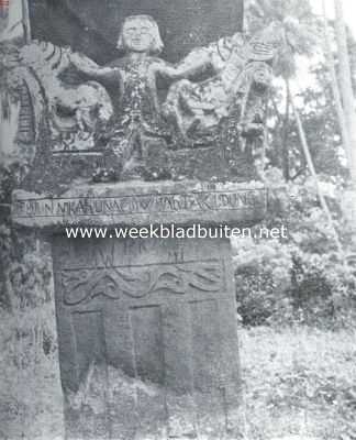 Indonesi, 1934, Onbekend, Waruga op het speciale Waruga-kerkhof in kampong Kawiley (District Tonsea) tusschen Menado en Kewa