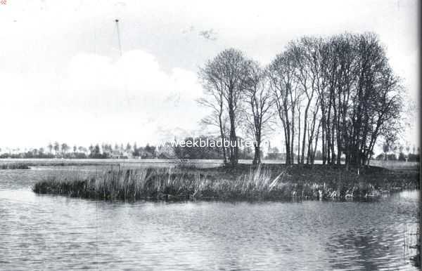 Noord-Holland, 1934, Amstelveen, Gezicht op Amstelveen over de wintersche plassen