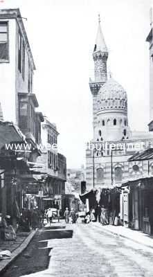 Egypte, 1934, Caro, Op expeditie in Caro. De straat Bab-El-Choneh te Caro