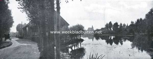 Zuid-Holland, 1934, Giessen Nieuwkerk, De Alblasserwaard. De Giessen met gezicht op Giessen Nieuwkerk