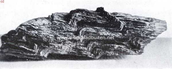 Onbekend, 1934, Onbekend, De rustelooze aarde. Geplooide glimmerschist (gevonden bij Maarn)