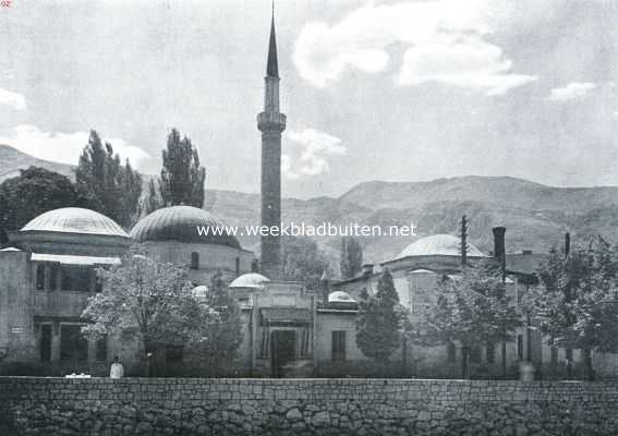Bosni en Herzegovina, 1934, Sarajevo, In de hoofdstad van Bosni. Van de honderd moskeen te Sarajevo is de Careva Dzamija een der bekendste