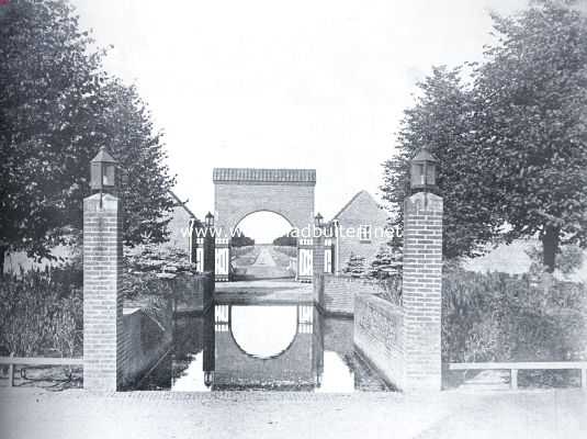 Drenthe, 1934, Anloo, Gezicht van de boerderij 