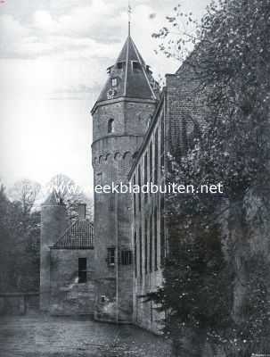 Zeeland, 1934, Oostkapelle, Het kasteel Westhove bij Oostkapelle op Walcheren, gezien van de noordwestzijde (bij het artikel: 