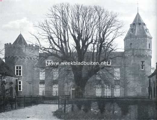 Zeeland, 1934, Oostkapelle, Het kasteel Westhove. Het kasteel Westhove bij Oostkapelle - voorzijde