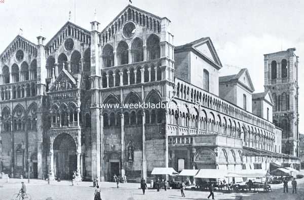 Ferrara. De kathedraal te Ferrara