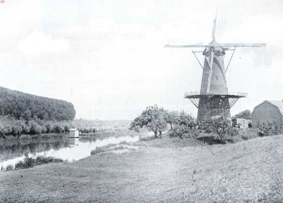 Gelderland, 1934, Culemborg, Tusschen twee rivieren. De molen 