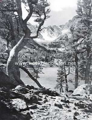 In het Rocky Mountain National Park, n der vele uitgestrekte natuurmonumenten in de Vereenigde Staten