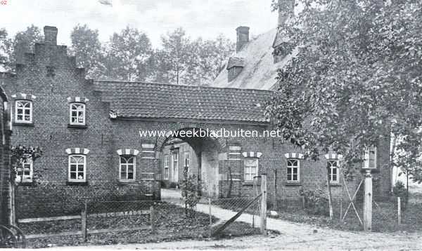 Noord-Brabant, 1934, Mill, Grensgebieden. De ingang van het kasteel Aldendriel bij Mill