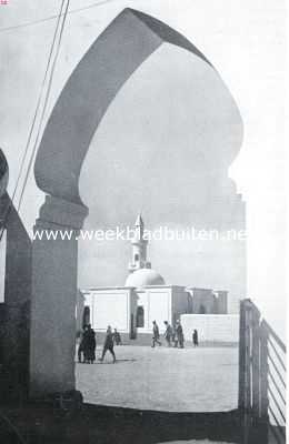 Noord-Afrika, 1934, Onbekend, Omar el Moektar. De moskee in het gevangenkamp te Soloek