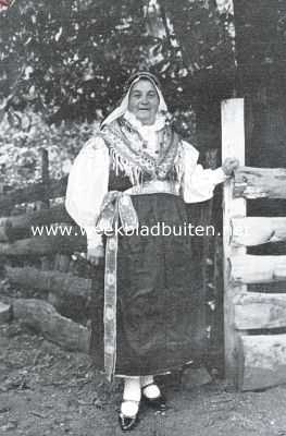 Sloveni, 1934, Onbekend, Bij Slovenen, Kroaten en Slavonen. Boerin uit Sloweni