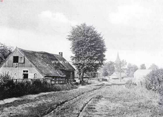 Natuur en volksleven in Drenthe. Landweg bij Rolde