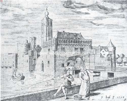 Walcheren, de tuin van Zeeland. Het kasteel te West-Souburg in 1598. Naar de ets van P. Bast. Overblijfselen gesloopt in 1783