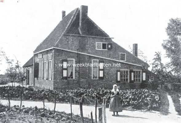 Zeeland, 1934, Grijpskerke, Walcheren, de tuin van Zeeland. Huisje te Grijpskerke