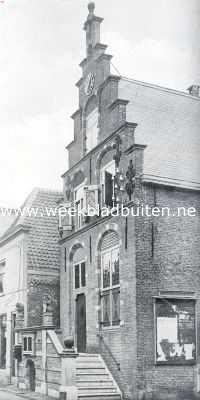 Zuid-Holland, 1934, Haastrecht, Tusschen Haastrecht en Schoonhoven. - De Vlist. Het Raadhuis te Haastrecht (1618)