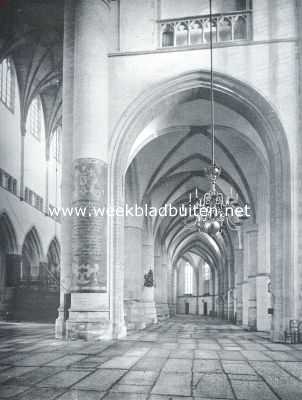 Noord-Holland, 1935, Haarlem, In den kooromgang van den Ouden St. Bavo te Haarlem