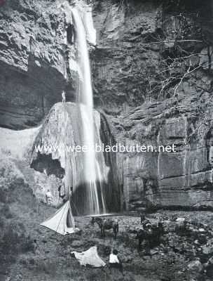 Amerika, 1935, Onbekend, De altaar-waterval in het Grand Canyon National Park (V.S. v. N.A.)