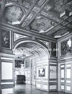 Frankrijk, 1935, Fontainebleau, Salle de St. Louis in het kasteel te Fontainebleau