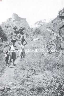 Haiti, 1935, Onbekend, Een steil bergpad leidt naar de citadel van den zwarten koning Christophe