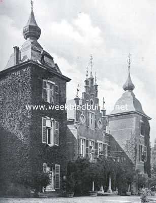 Limburg, 1935, Roosteren, Voorgevel van het kasteel Roosteren in Zuid-Limburg