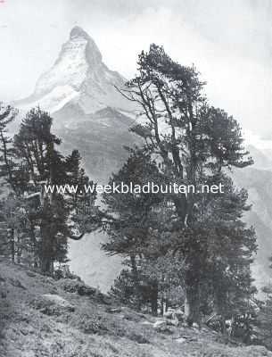 Zwitserland, 1935, Zermatt, De Matterhorn bij Zermatt