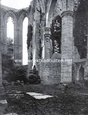 Zweden, 1935, Visby, In de bouwvallen van de St. Catharinakerk te Wisby (bij het artikel: 