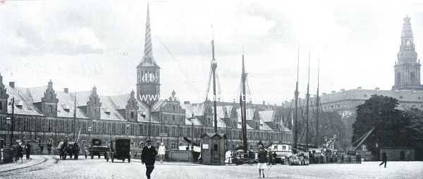 Denemarken, 1935, Kopenhagen, Deensche verscheidenheden. De Beurs te Kopenhagen