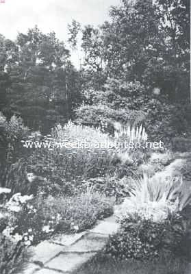 Onbekend, 1935, Onbekend, De border, haar aanleg en beplanting. Border met flagstone-pad