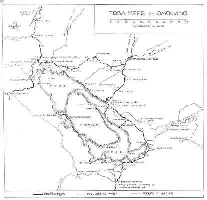 Indonesi, 1935, Onbekend, Het Tobameer. Zonder titel